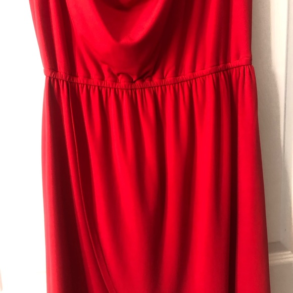 Laundry by Shelli Segal Red Cowneck Dress size 2 - Picture 2 of 4